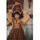 Alice Girl Little Bear's Cookie Corduroy JSK(9th Pre-Order/Full Payment Without Shipping)